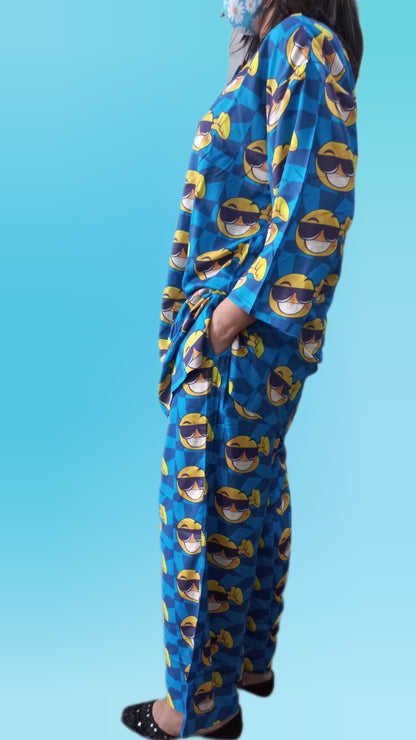 Women's Sleepwear Suit - Emoji